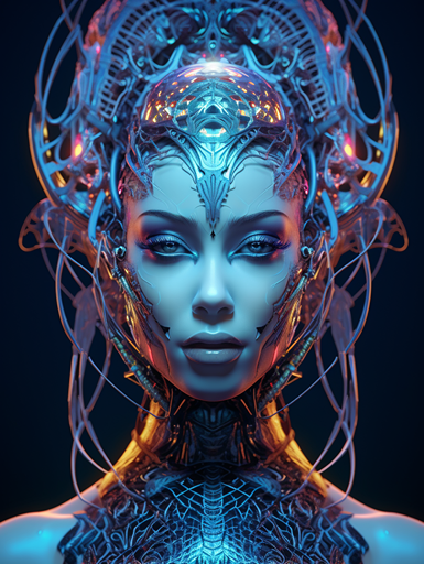 cyborg in color 1